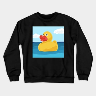 Yellow Rubber Duck Crewneck Sweatshirt